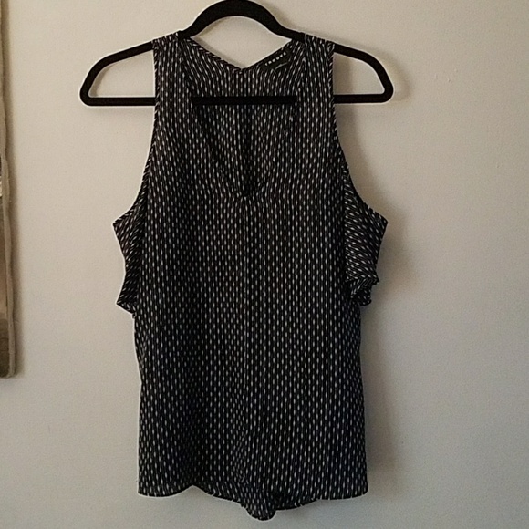 Trouvè Nordstrom XS Geometric Black White Blue - Picture 2 of 5